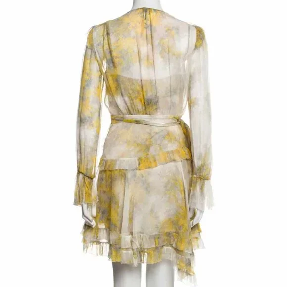 Zimmermann Silk Mini Dress Size: L - Picture 2 of 4